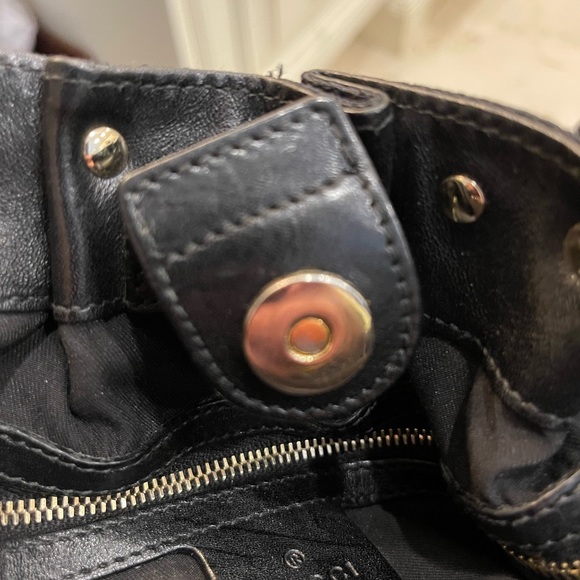 Gucci black GG canvas studded Pelham medium tote bag - Picture 6 of 8